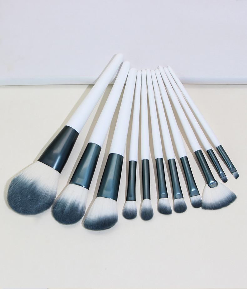 Fashion Artificial Fiber Wooden Handle Makeup Brushes 1 Set display picture 2