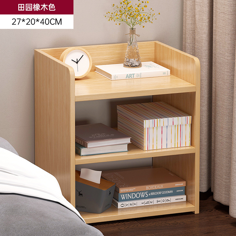 Mesa de cabezal de cama simple moderna estante de dormitorio simple gabinete de almacenamiento al final de la cama pequeño gabinete de cabezal de cama para alquiler