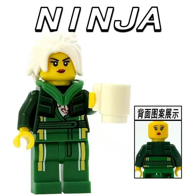 Набор одежды для минифигур (AIP) в стиле Ninjago, 6 персонажей, печатные торс и ноги