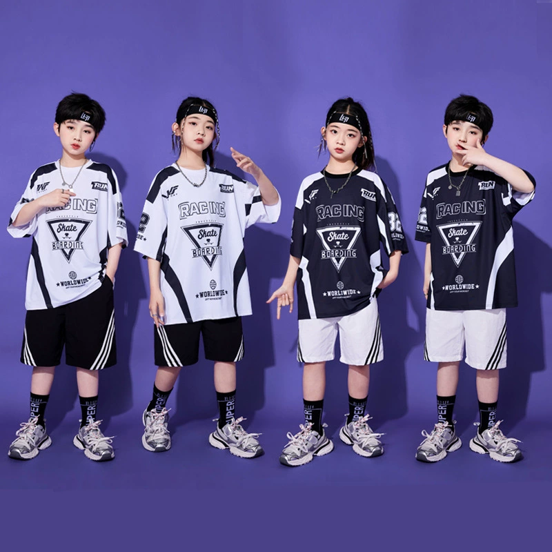 Детская одежда для выступлений Детские хип-хоп костюмы для детей