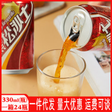 台湾进口黑松沙士300ml加盐碳酸汽水难喝的饮料风油精味夏季冷饮