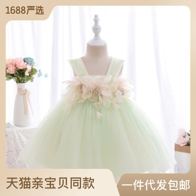 Summer girls' dress, new children's clot...