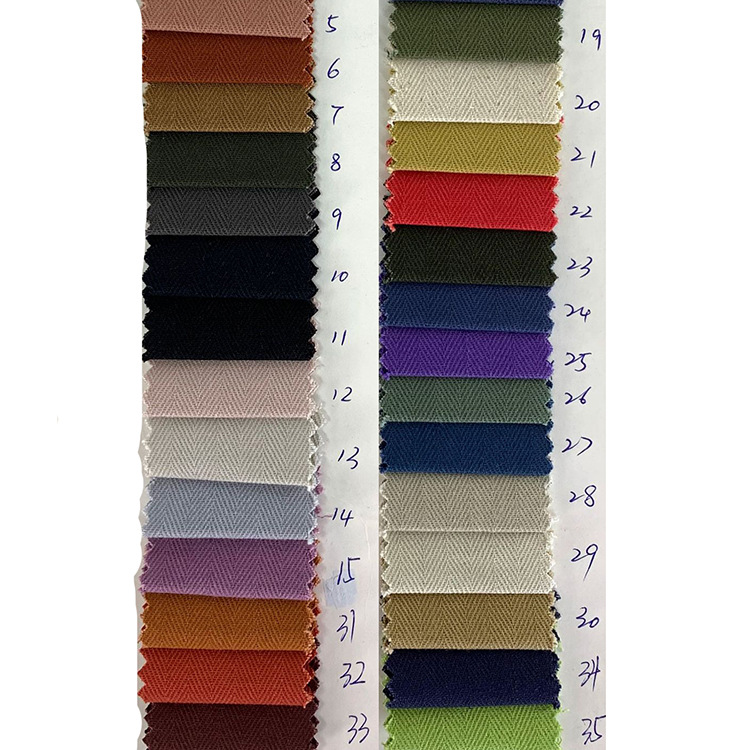 Tejido de algodón orgánico suave de color para ropa