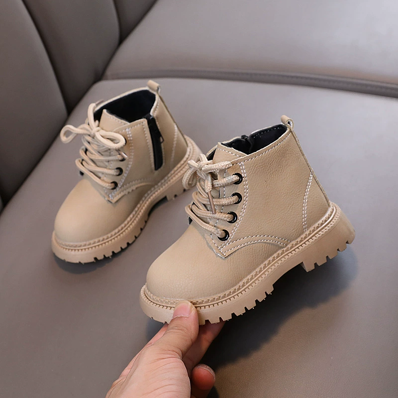 Martens, children's fashionable low boots English style for boys, autumn, 1-6 years, British style, soft sole