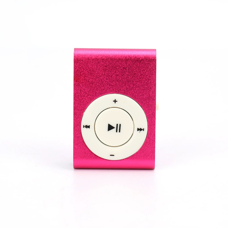 Портативный MP3-плеер, металлический корпус, клипса, поддержка TF-карты, аккумулятор 3.7V