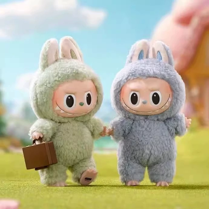 П pendants простая коробка для игрушек PoP Mart Labubu кисть плюшевый лаковый мешок