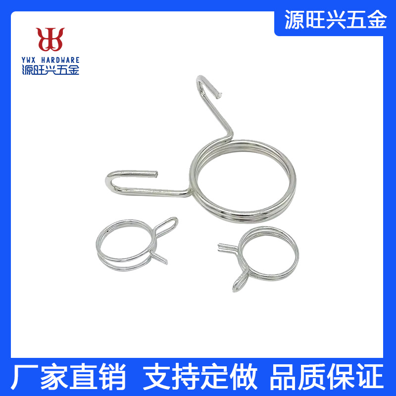 厂家直供镀锌管夹不锈钢管夹 按摩椅扭转弹簧管箍加工跨境外贸