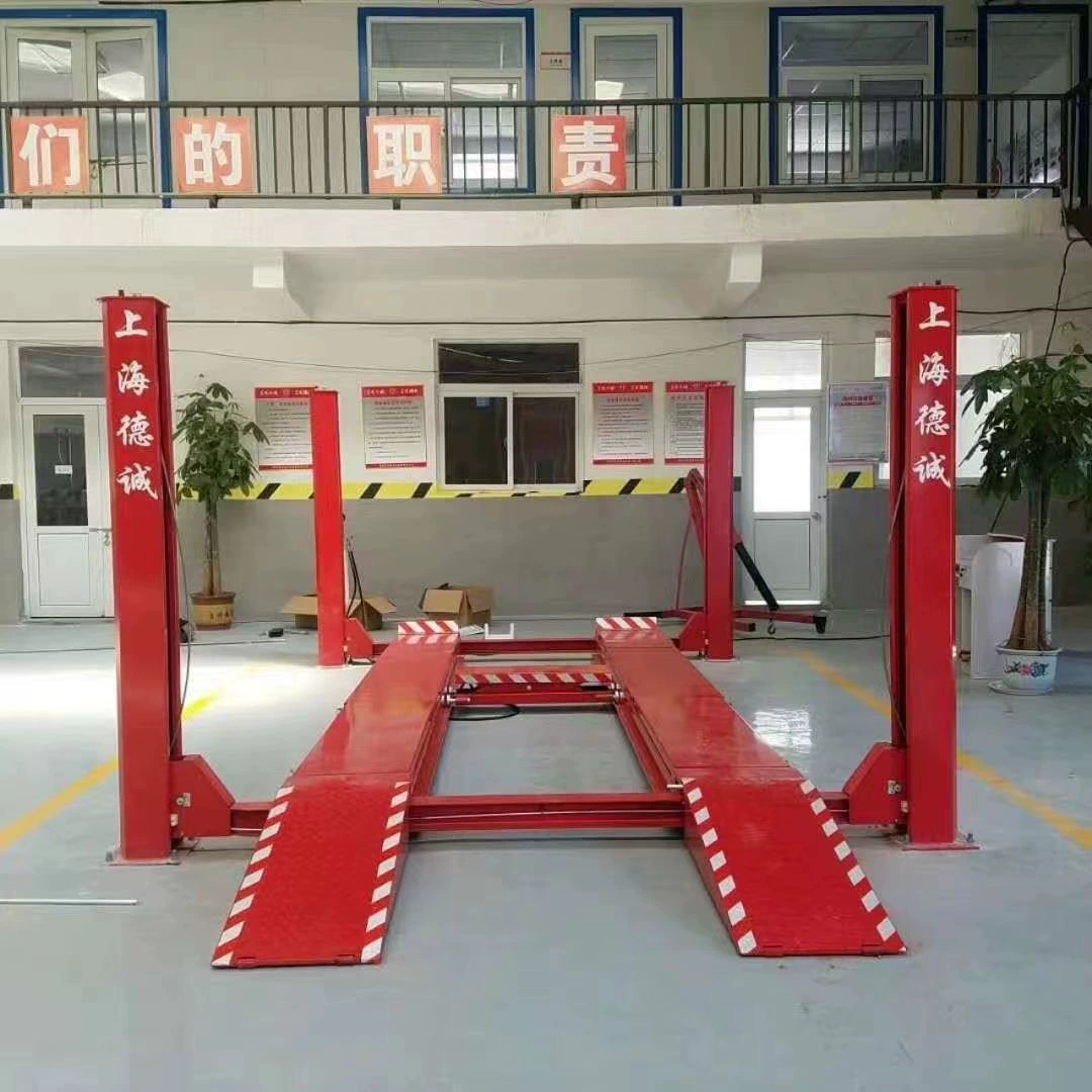 3,5 т/3,5 т четырехстоечный подъемник большой тонный Автомобильный ремонтный подъемник