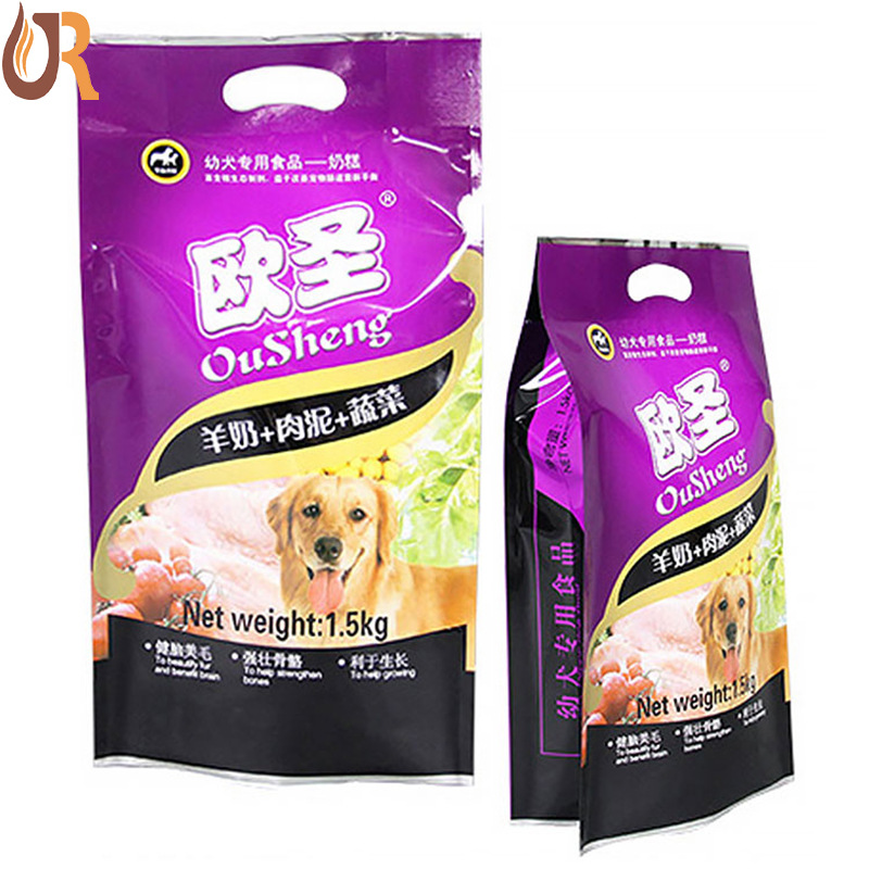 猫粮狗粮包装袋5公斤四边封多层复合宠物零食袋子塑料铝箔定制