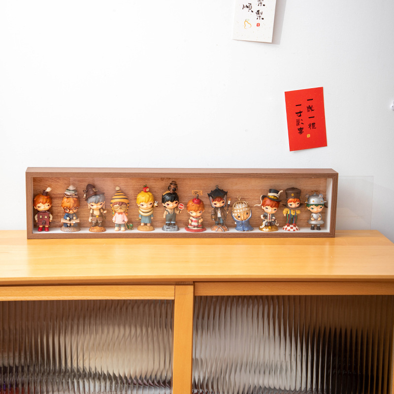 泡泡玛特小野1-7代展示盒立体中空相框diy场景装饰盲盒收纳展示盒|undefined