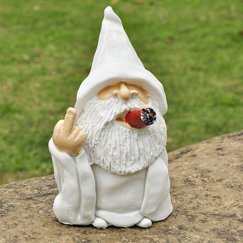 280g Weight Ornaments Home Textiles & Decor Type 1 Piece Quantity Daily Occasion Funny Dwarf Old Man Synthetic Resin Ornaments