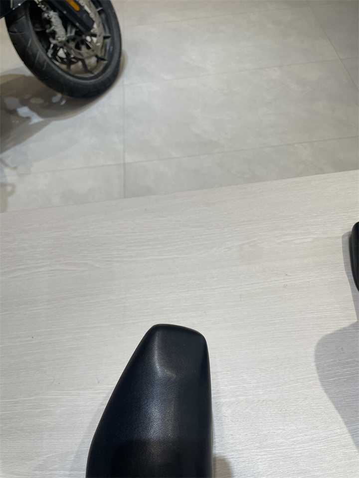Bốt nữ cổ trung da bò thật mũi vuông ống rộng tôn dáng, gót xuồng 3–5 cm — Đen (lót lông), Đen (lót đơn) chi tiết 27