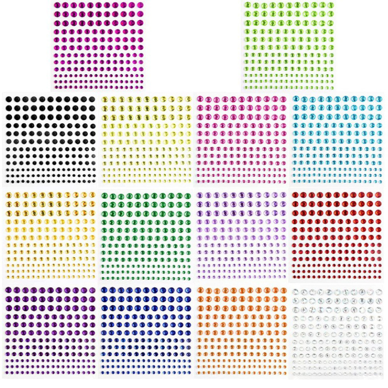 Stickers 165 Acrylic Flat Back Adhesive Bright Diamond Children's Stage Makeup Face Painted Stickers Diamond DIY Eyebrow Stickers Stickers 165 Acrylic Flat Back Adhesive Bright Diamond Children's Stage Makeup Face Painted Stickers Diamond DIY Eyebrow Stickers