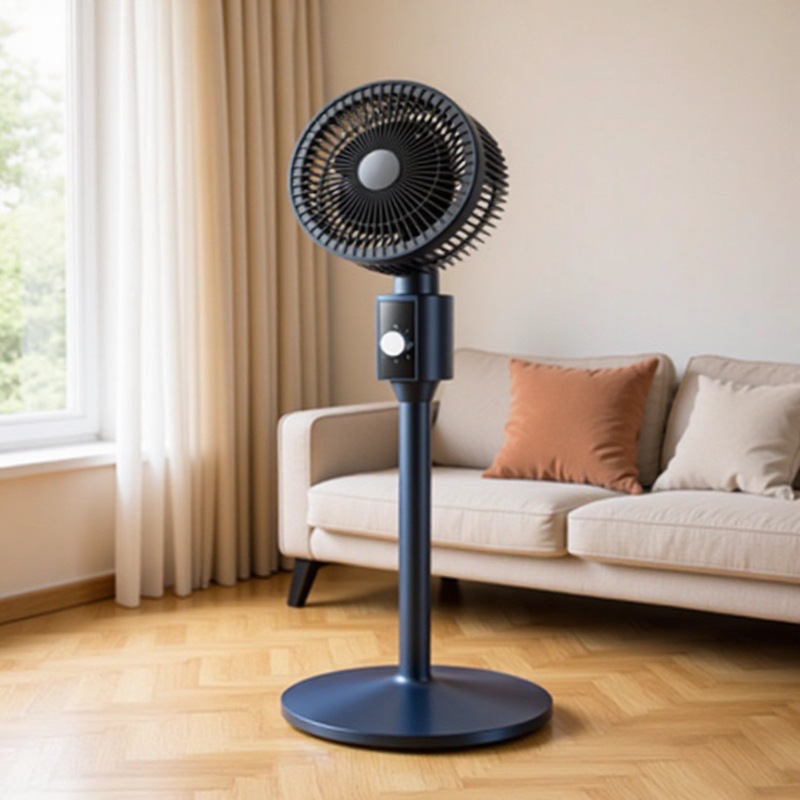 Factory Wholesale Air Circulation Fan Floor-Standing Electric Fan Vertical Silent Mechanical Remote Control Dormitory Household Fan