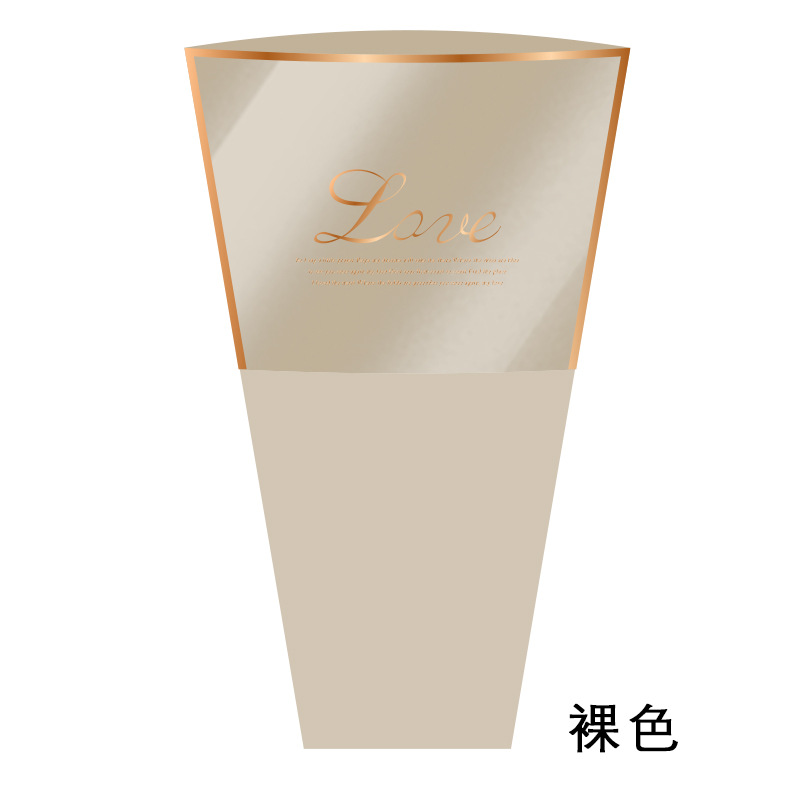 LOVE estampado multi-bolsa florista florística material de envoltura de flores impermeable OPP película impermeable bolsa de embalaje de flores