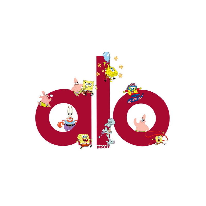 2025 New Model A10 Insoff Spongebob Print Round-Neck Sweatshirt for Men and Women, Couple's Loose Casual Jacket