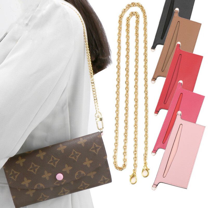 Factory Direct Sales Suitable for Doudou Wallet Modification Chain Accessories Transparent Liner High-End Copper Chain Shoulder Strap Single Purchase