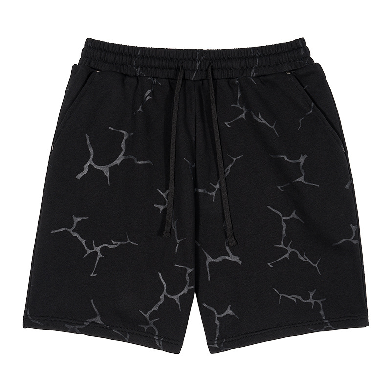 ETAI Hombre| Tendencia nueva impresión completa de rayos pantalones cortos de impresión casual de alta calidad image 7