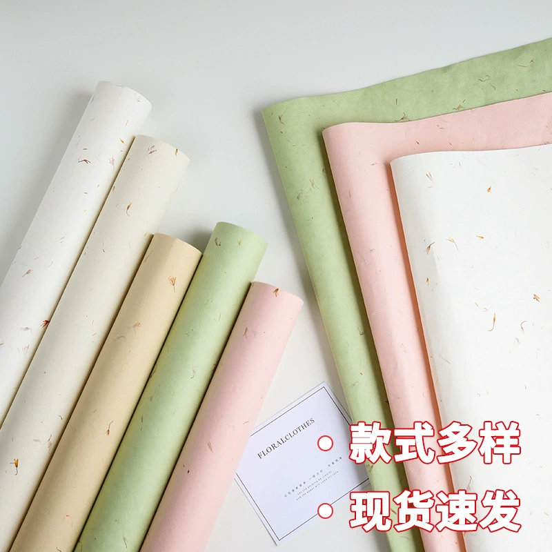 Ручная резка лепестков, упаковка для букетов из бумаги Донба, плоская крафт-бумага, высококачественная бумага для упаковки цветов, материал для творчества своими руками