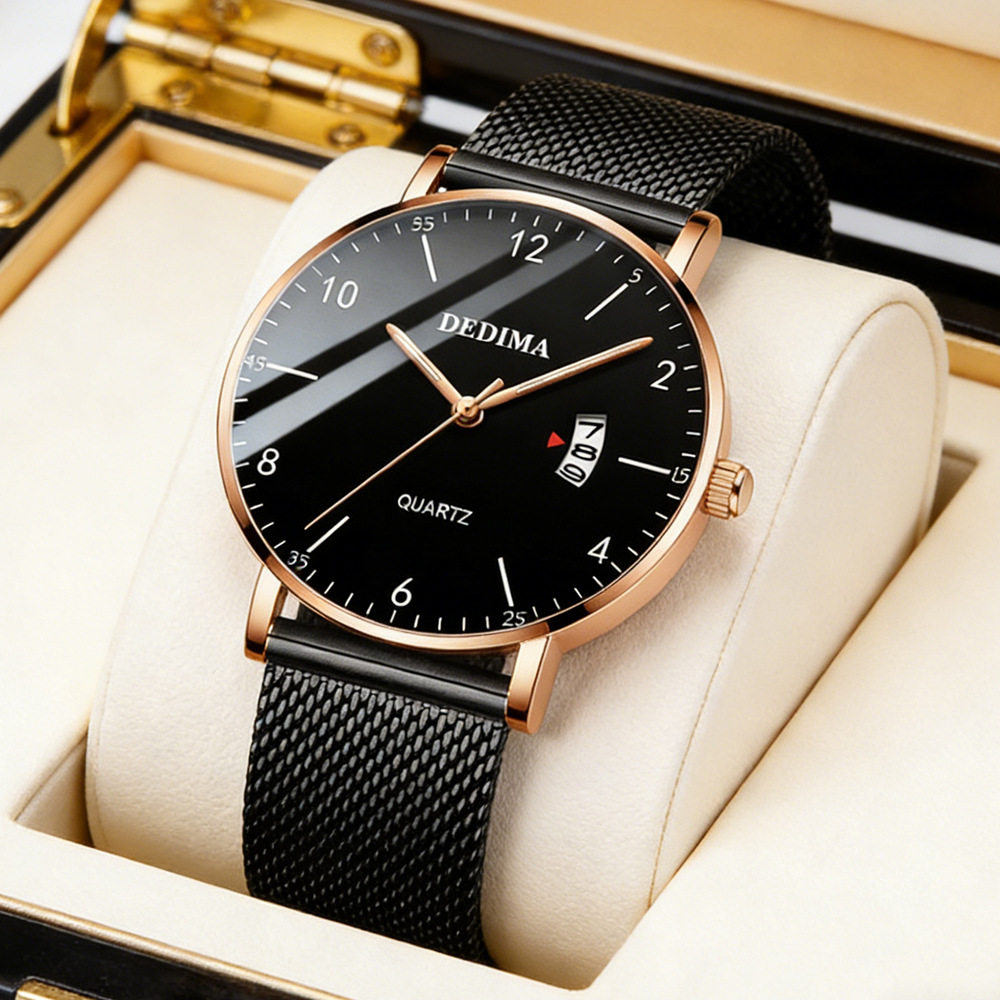 Ultra thin waterproof quartz watch