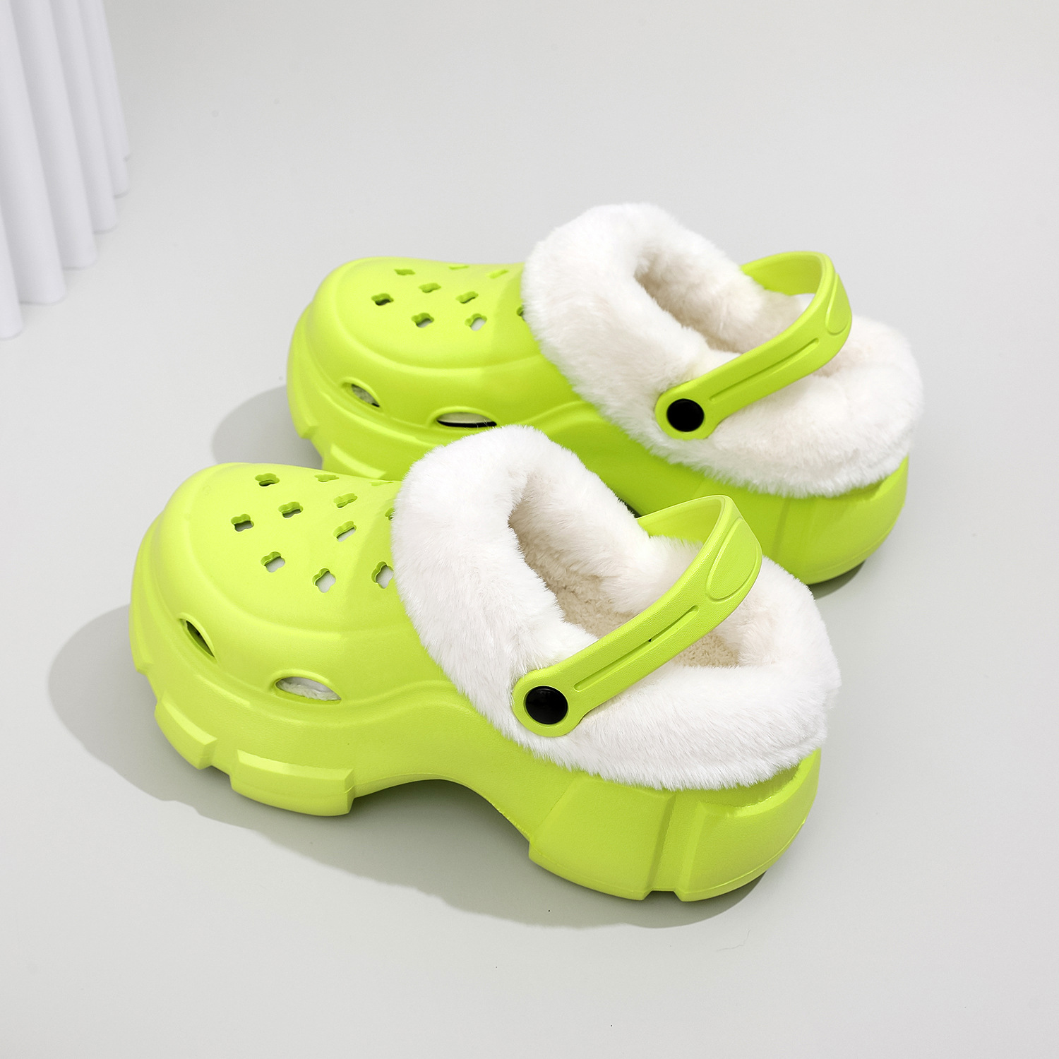 Demi-season universal indoor insulated keep warm Crocs-style…