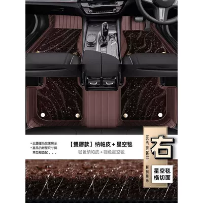 Universal Foot Pad – Surrounds - double-layerstarry-sky-blanket-coffeestarry-sky-blanket-lower-layer-nappa-leather