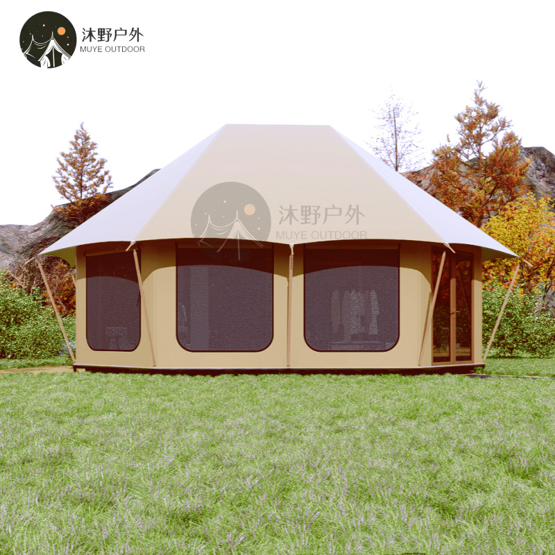 Muye al aire libre de alta gama proyecto de turismo cultural punto escénico hotel de lujo camping tiendas de campaña residencial gran tienda de campaña