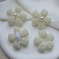 Корейский стиль Xiaoxiang весной летом подсветка имитация жемчуга ручной работы, сотканная трехмерная цветочная одежда, аксессуары для обуви DIY