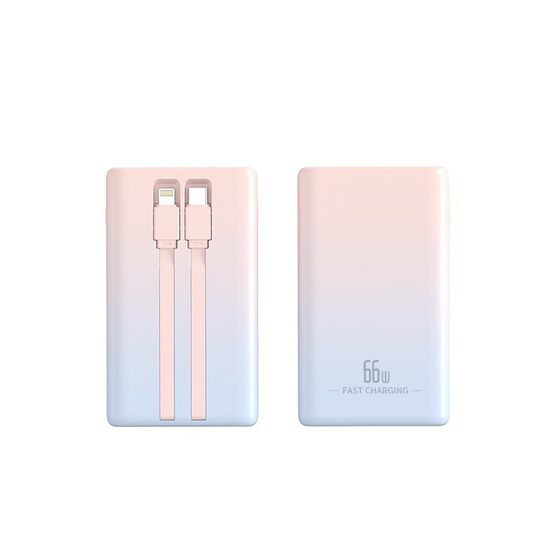 Explosive compact and convenient two-way fast charging 20W mobile power supply with line super fast charging 20000 mA charging treasure