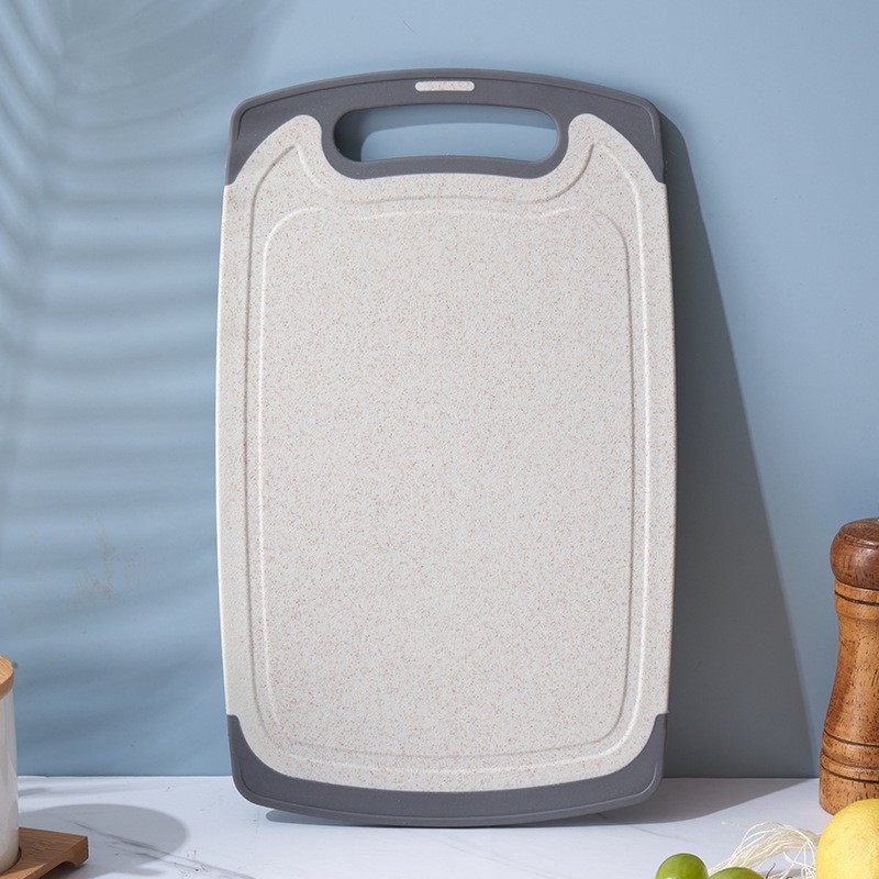 Transfronterizo nórdico simple tablero de paja de trigo tablero de cocina tablero de corte portátil fruta BaoMa tablero de corte de alimentos suplementarios tablero de corte de verduras