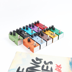 Ten mini electric guitar effects, cross-border equalization, distortion, overdrive, fuzz chorus, simulation delay
