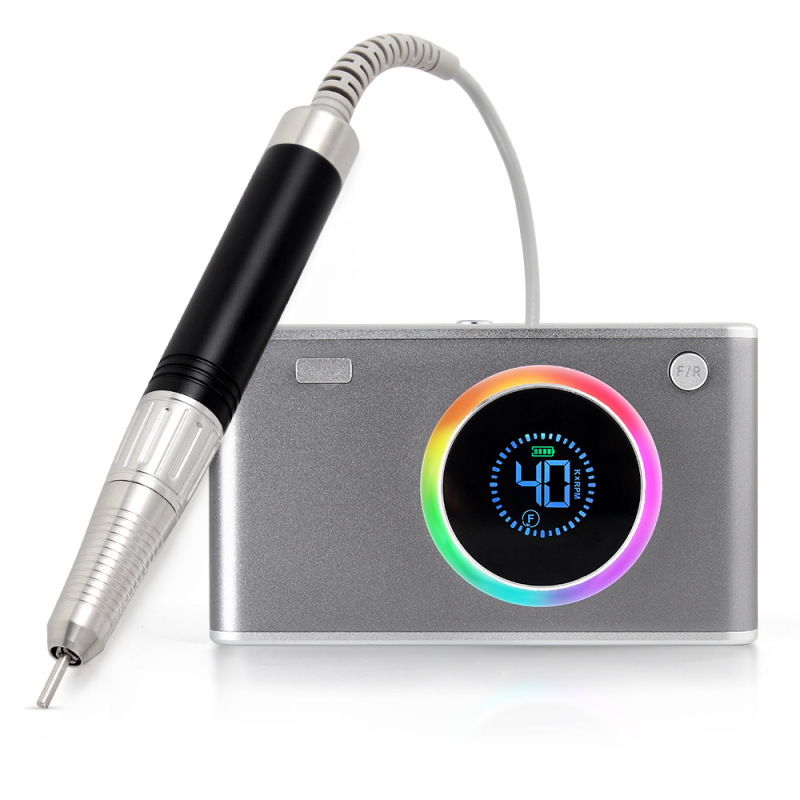 新しいブラシレスマニキュアポリッシャー 40K 回転充電式ポータブルサイレントネイルサロン特別なマニキュアリムーバーと角質研磨|undefined