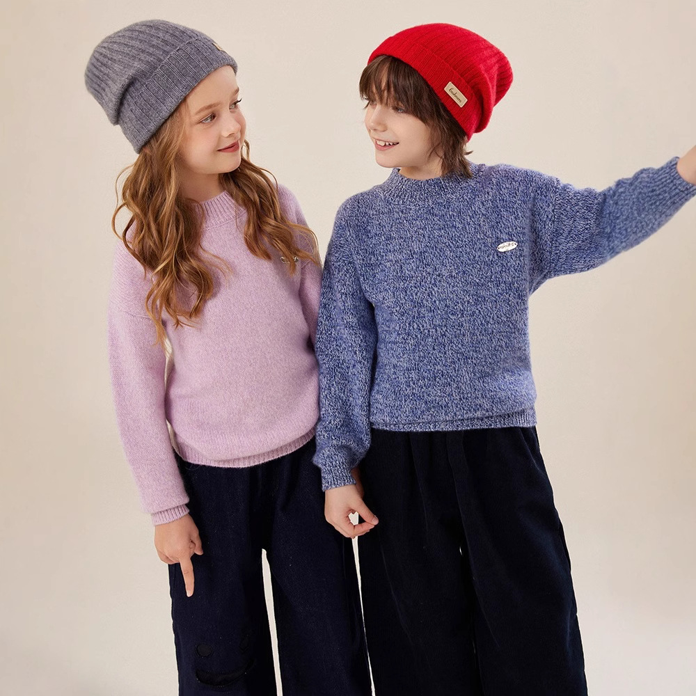 demi-season children's knitted cashmere keep warm sweater for men…
