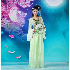 Ancient Costume Fairy Seven Fairies Tang Suit Hanfu Fairy Costume Performance Costume Guzheng Performance