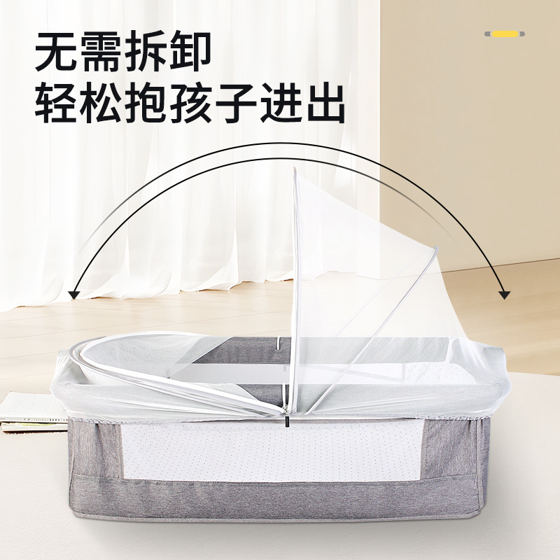 Cama de bebé mosquiteros cubierta completa cuna mosquiteros cubierta para dormir recién nacidos malla especial mosquiteros plegables