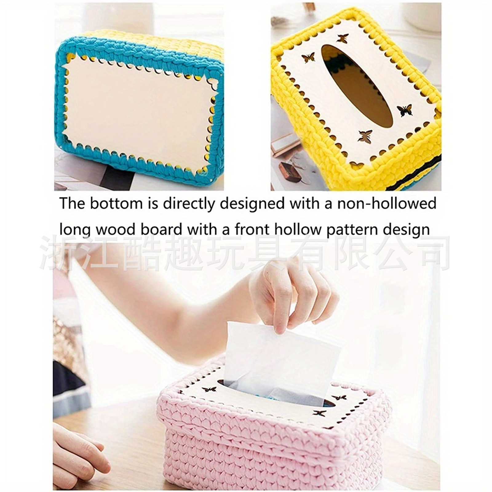 Foreign trade wooden bag mini canvas fixed frame DIY round wooden board small embroidery frame perforated.