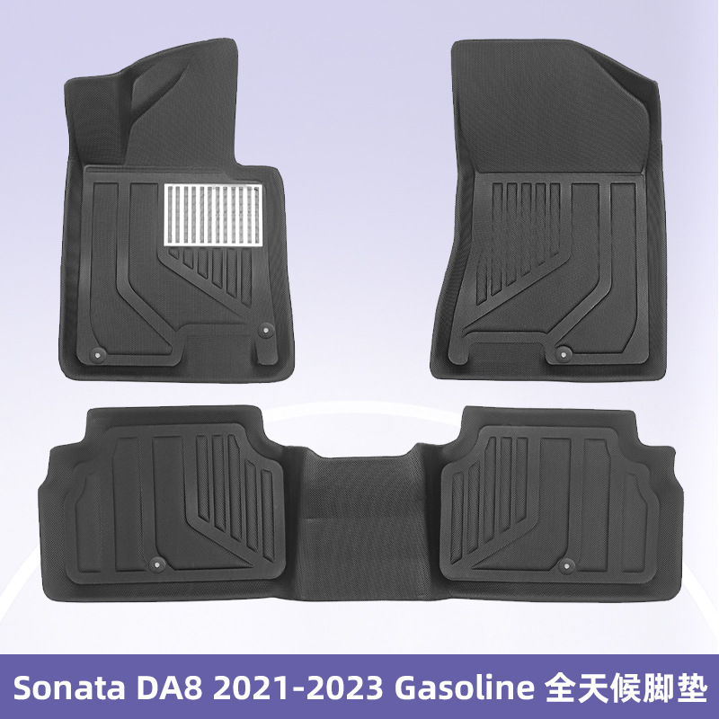 Aplicable a Hyundai Sonata DA8 2021 - 2023 Combustible 3D todo el tiempo material XPE almohadilla de pies