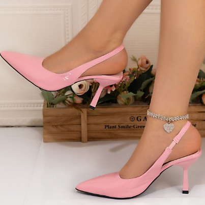 Pointed-toe Stiletto High-heeled For Outdoor Wear, European And American 2026 Summer New Fashion Versatile Women's Shoes_vogvips.com