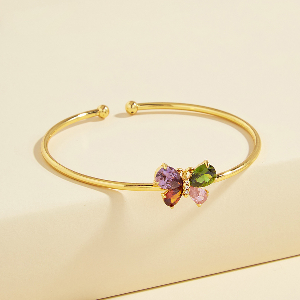 Daily Occasion Copper Butterfly Bangle