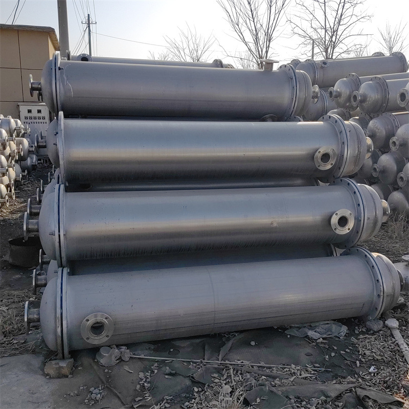 二手列管式冷凝器 不锈钢80立方冷凝器 工业换热设备