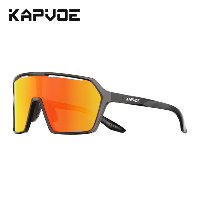 Gafas Polarizadas de Ciclismo de TR90, Protección contra Viento y Arena, Apto para Miopía, para Ciclismo y Senderismo