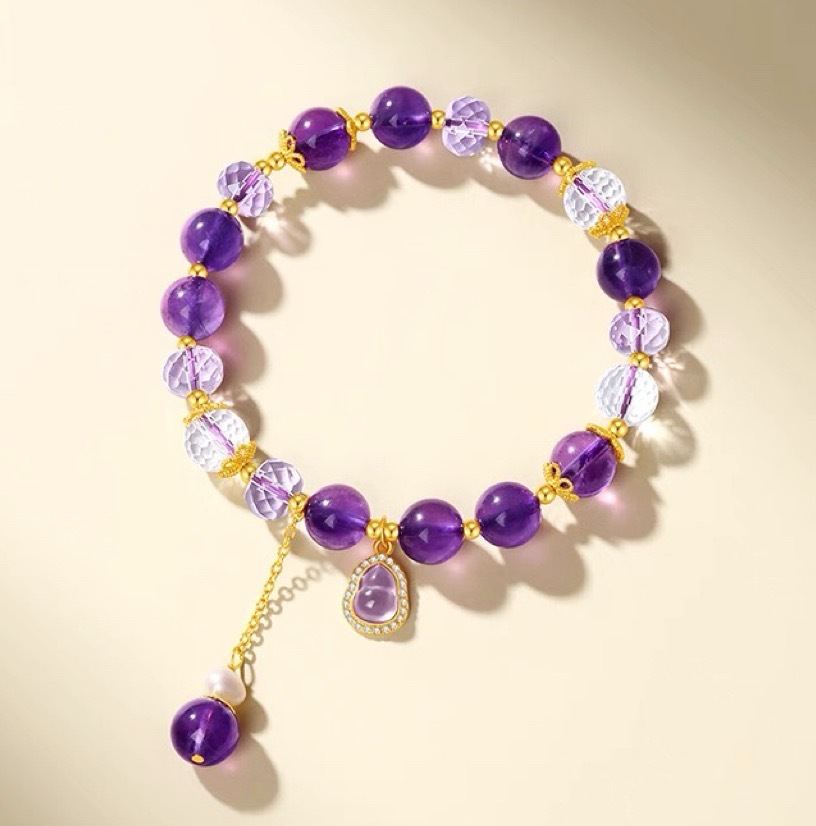 호리병 보라색 팔찌 (최상급)