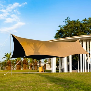 Kəpənək Formalı Qara Örtüklü Tarpaulin, Qalınlaşdırılmış, Cırılmaya Davamlı