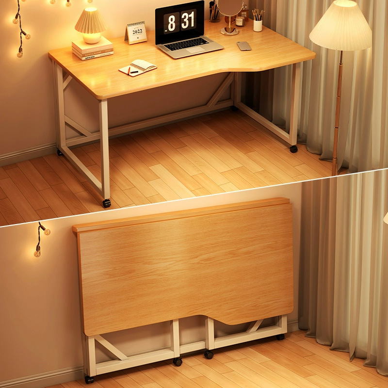 Foldable computer desk desktop home desk bedroom table simple learning writing mobile desk rectangular