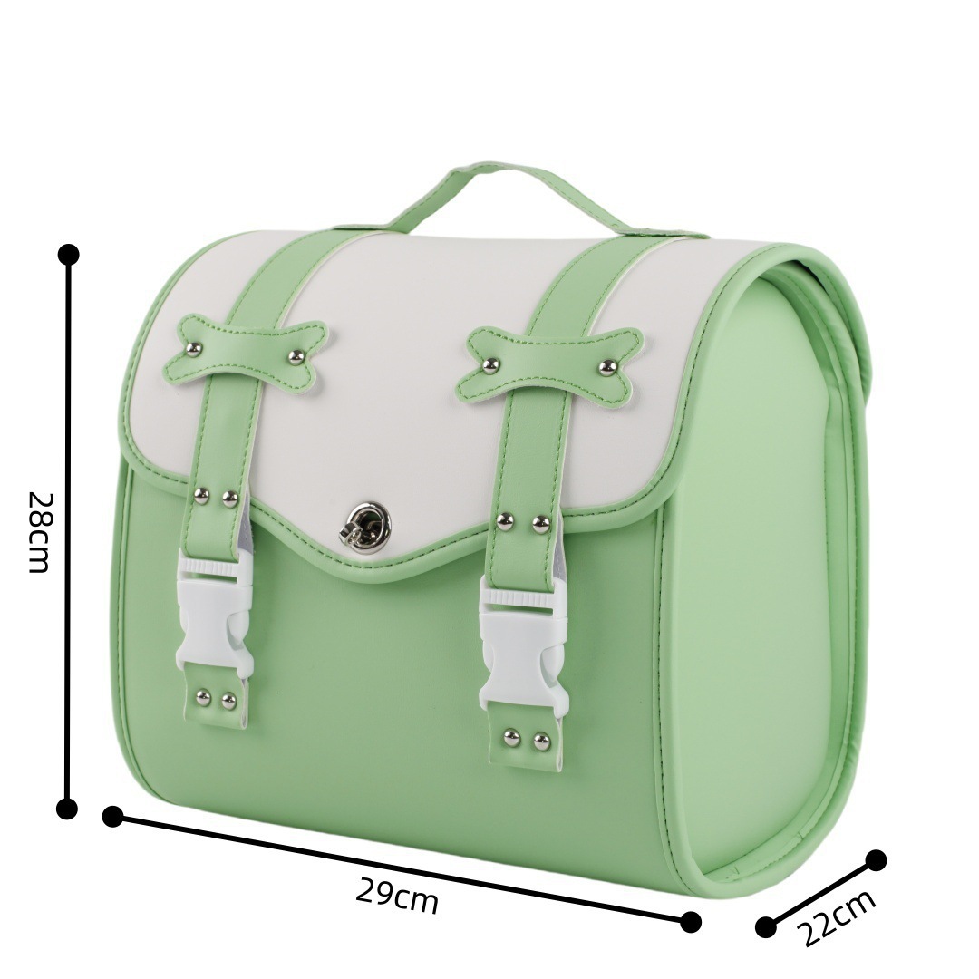 Hot-Selling Colorful Rear Trunk Bag for Electric Vehicles, Large Capacity Storage Bag for Electric Bikes, Can Hold a Helmet
