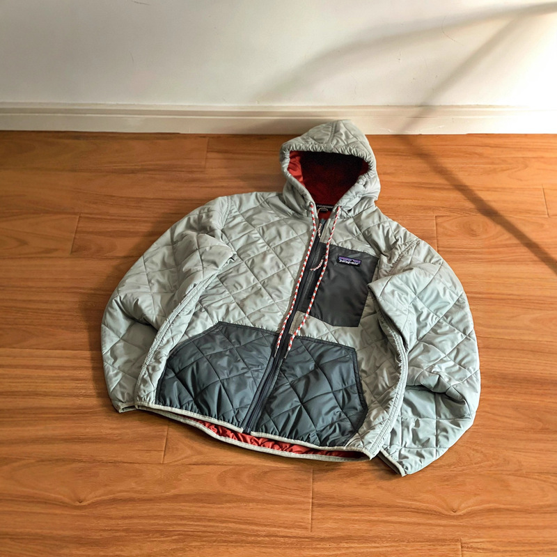 Cross-Border Pata Bata Retro Diamond Pattern Flight Jacket Autumn and Winter Casual Lightweight Windproof Warm Hooded Cotton Jacket