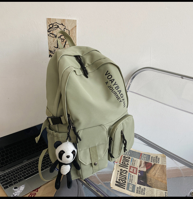 Versión Coreana De Mochila Salvaje De Gran Capacidad Para Estudiantes Universitarios, Tendencia De Moda, Mochila Para Parejas display picture 16