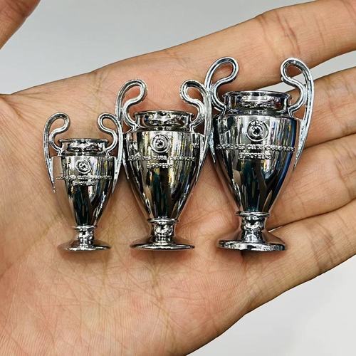 Mini Zinc Alloy Metal Trophy Shelf Accent Keychain Champions League Premier League Serie A Bundesliga Golden Boot Golden Ball Golden Cup Souvenir
