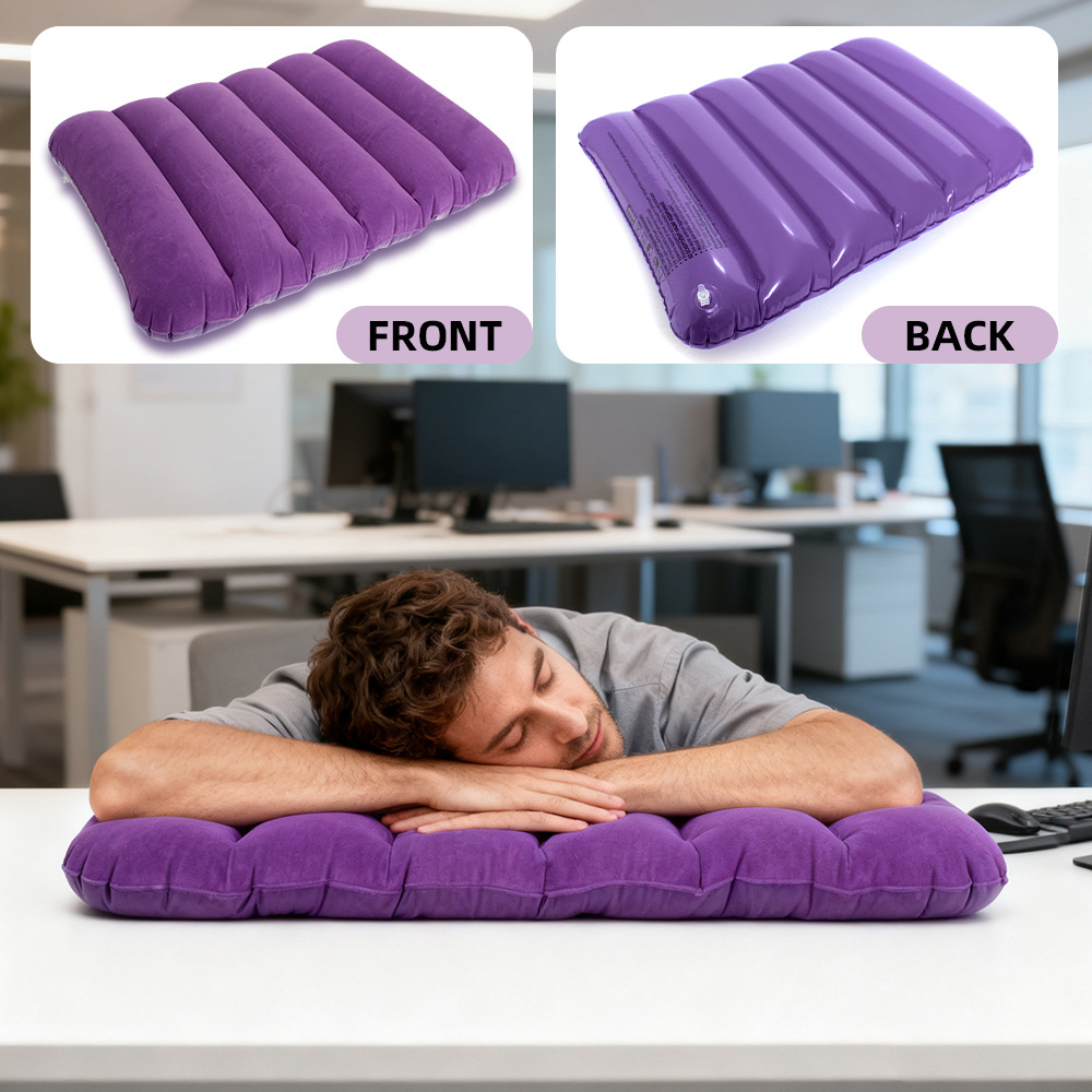 almohada de respaldo al aire libre almohada de viaje portátil almohada de respaldo de cintura almohada de abrazo plegable almohada de almuerzo almohada de dormir almohada inflable