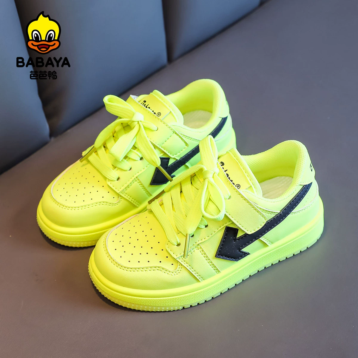 New Barba duck 50363 Genuine children's shoes casual solid color sports ventilation versatile student forest shoes